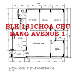 Blk 131 Choa Chu Kang Avenue 1 (Choa Chu Kang), HDB 5 Rooms #180867112